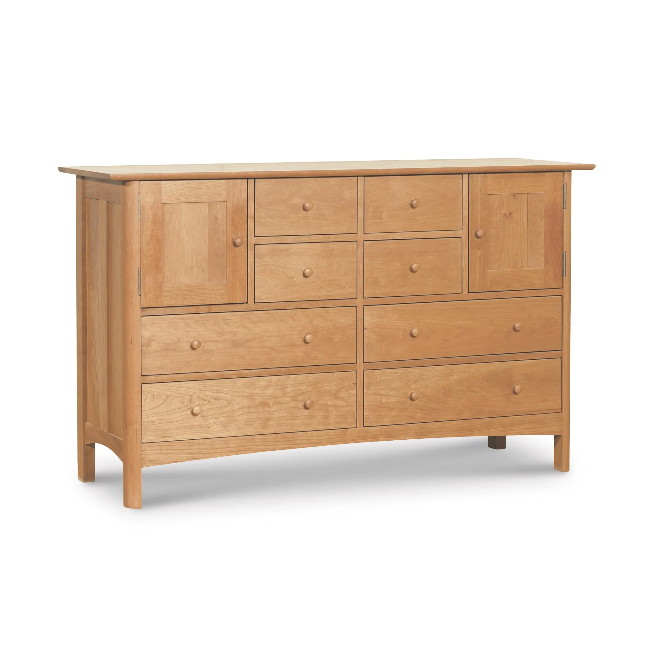 Heartwood Shaker 8-Drawer 2-Door Dresser