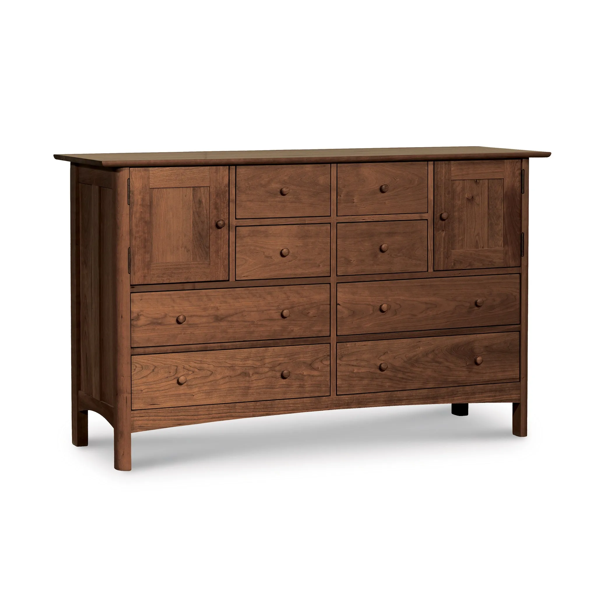 Heartwood Shaker 8-Drawer 2-Door Dresser