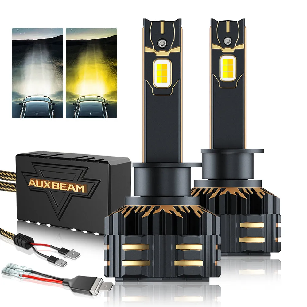 High Power & Brightness GX Bi-Color Series 25000LM 110W LED Headlight Bulbs Dual Color Switchback