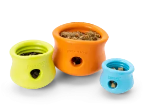 Interactive puzzle, food-dispensing dog toy, Zogoflex Toppl