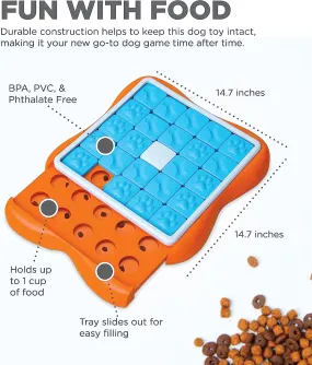 Interactive Toy - Challenge Slider Interactive Treat Puzzle - Dog Toy - Dog Puzzle