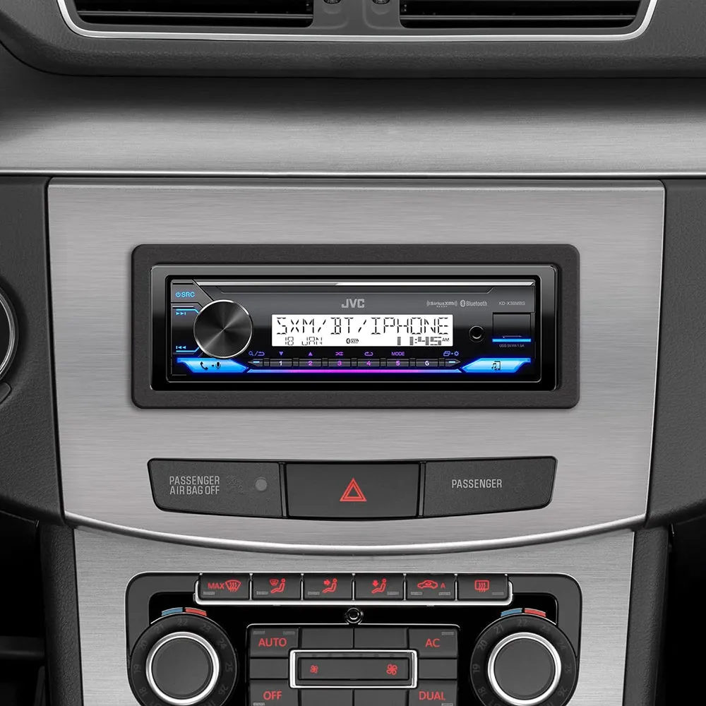 JVC Digital Media Mechless Marine Receiver LED Bluetooth iPhone USB KD-X38MBS