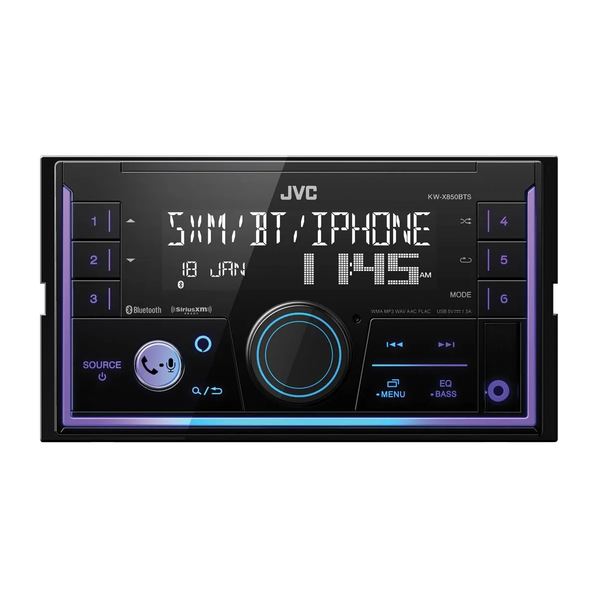JVC KW-X850BTS - 2-Din Digital Multimedia Receiver