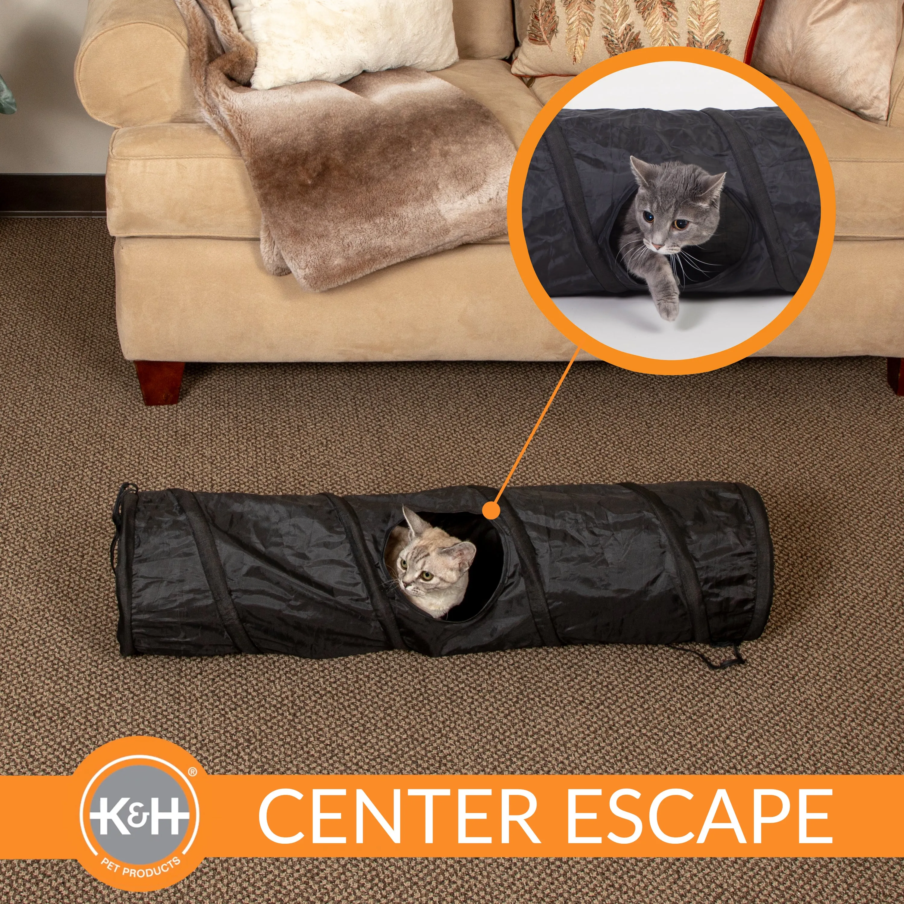 K&H Cat Straight Tunnel Toy Cat Tube