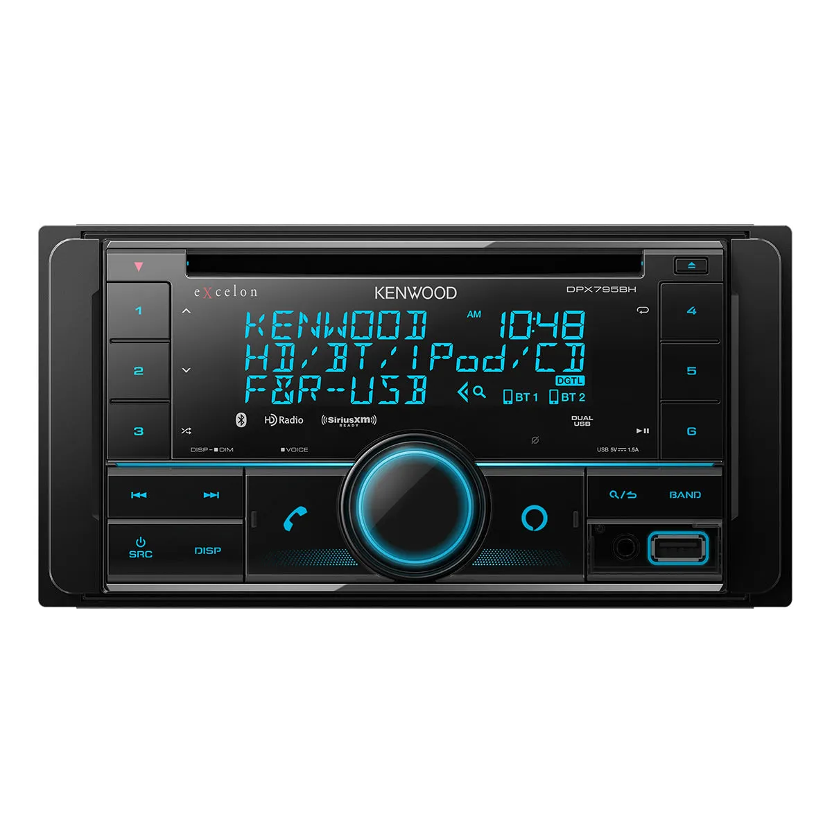 Kenwood DPX795BH CD Receiver with Amazon Alexa Built-In, Bluetooth & HD Radio