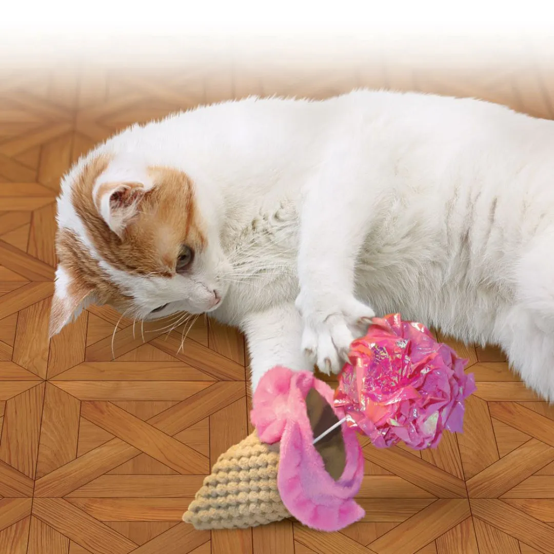 KONG Cracklez Scoopz Treat Dispensing Cat Toy