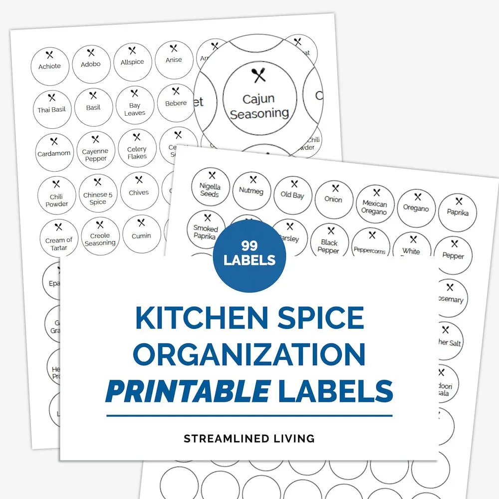 Label All the Things Printable Label Bundle
