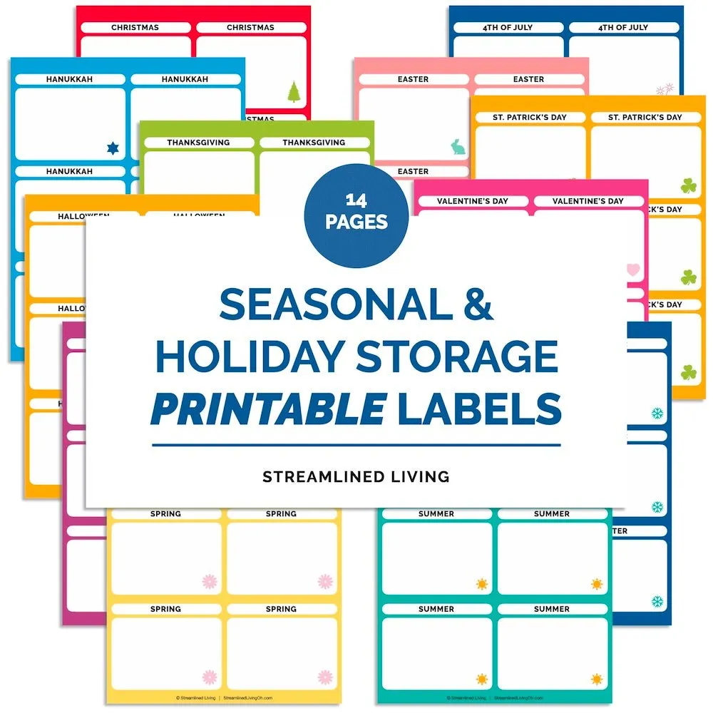 Label All the Things Printable Label Bundle
