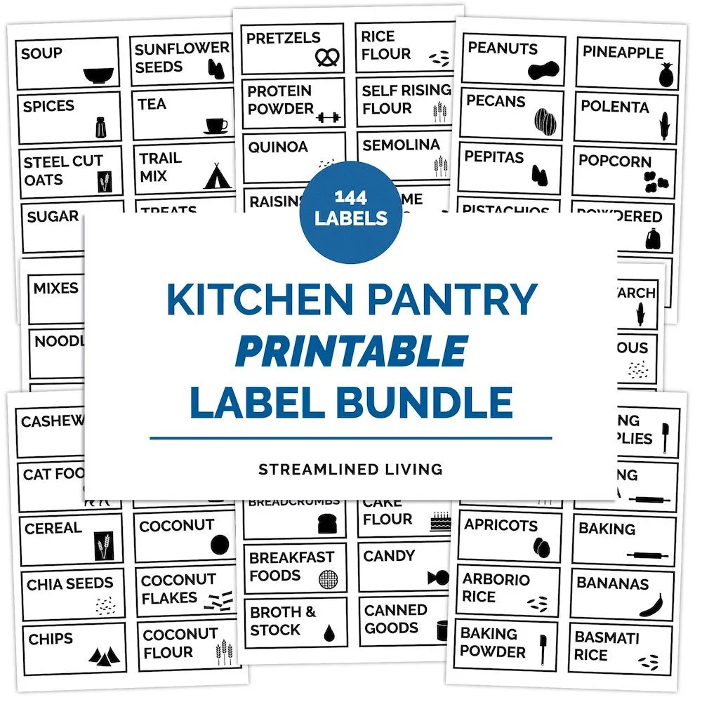 Label All the Things Printable Label Bundle