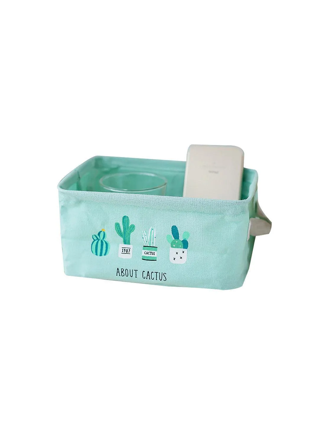 Market99 Canvas Fabric Storage Bin With Handles
