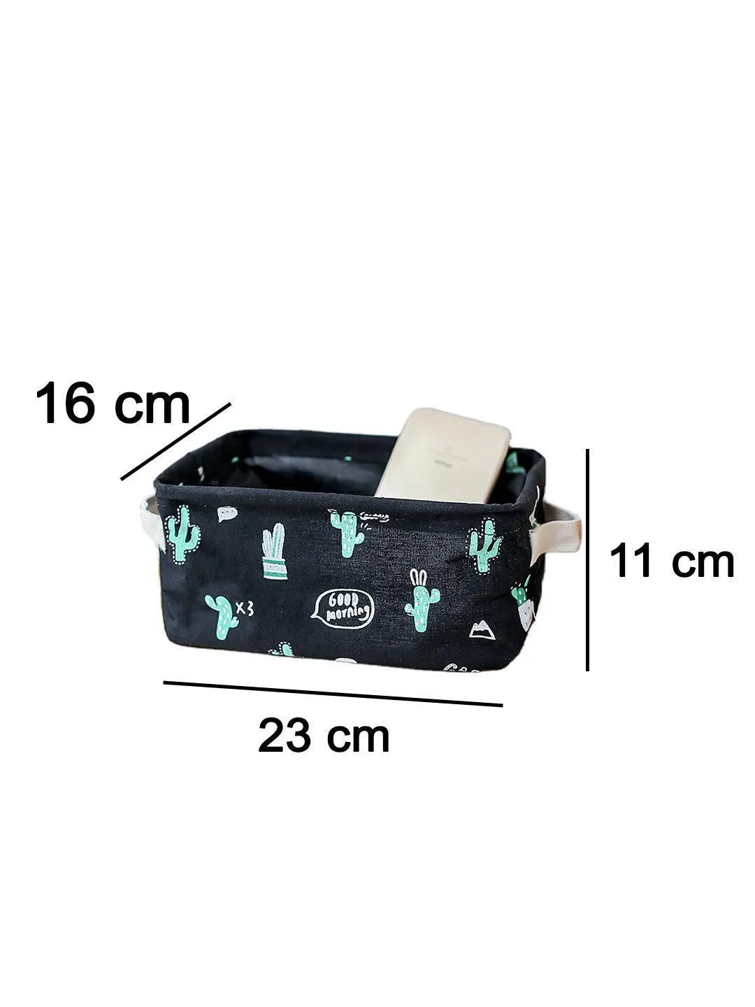 Market99 Canvas Fabric Storage Bin With Handles
