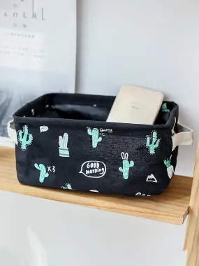 Market99 Canvas Fabric Storage Bin With Handles