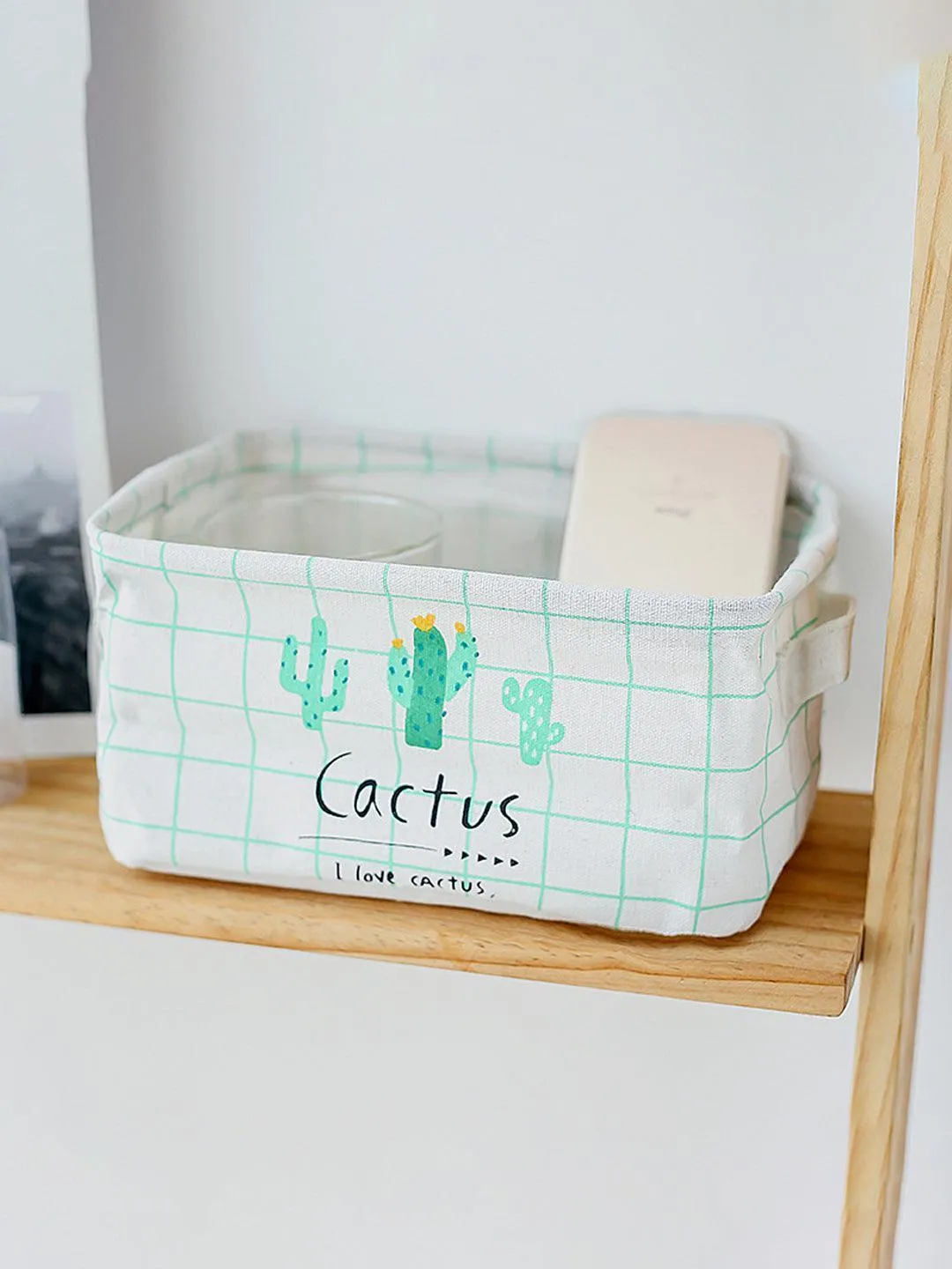 Market99 Canvas Fabric Storage Bin With Handles