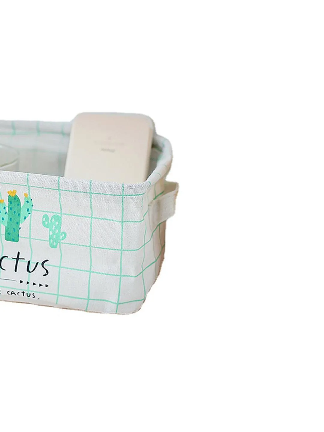 Market99 Canvas Fabric Storage Bin With Handles