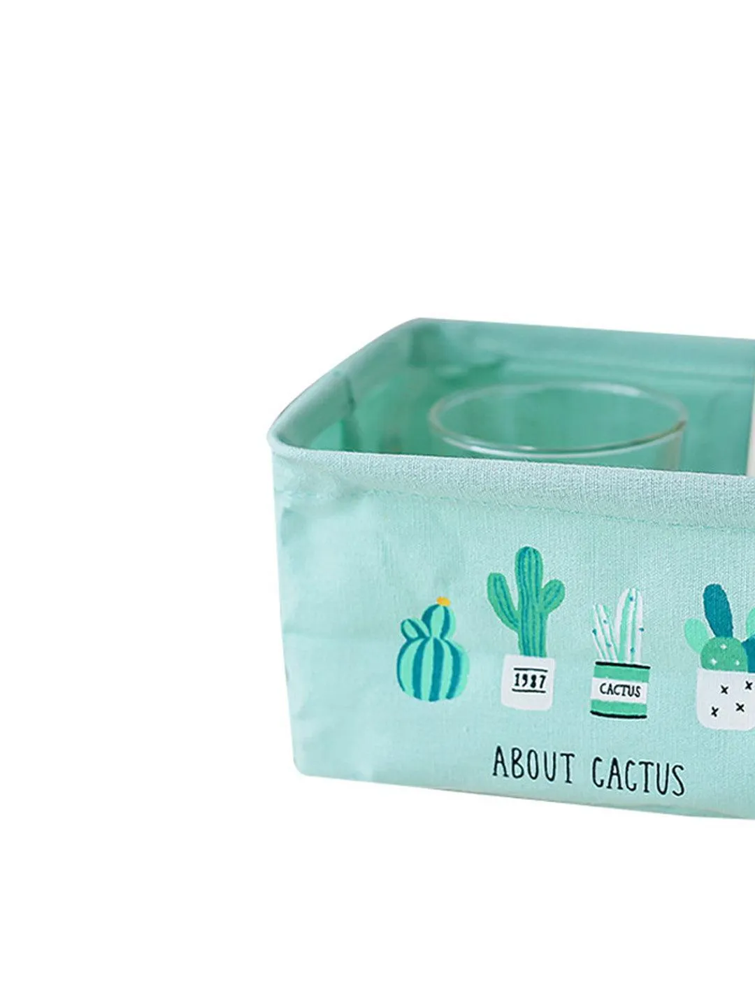 Market99 Canvas Fabric Storage Bin With Handles