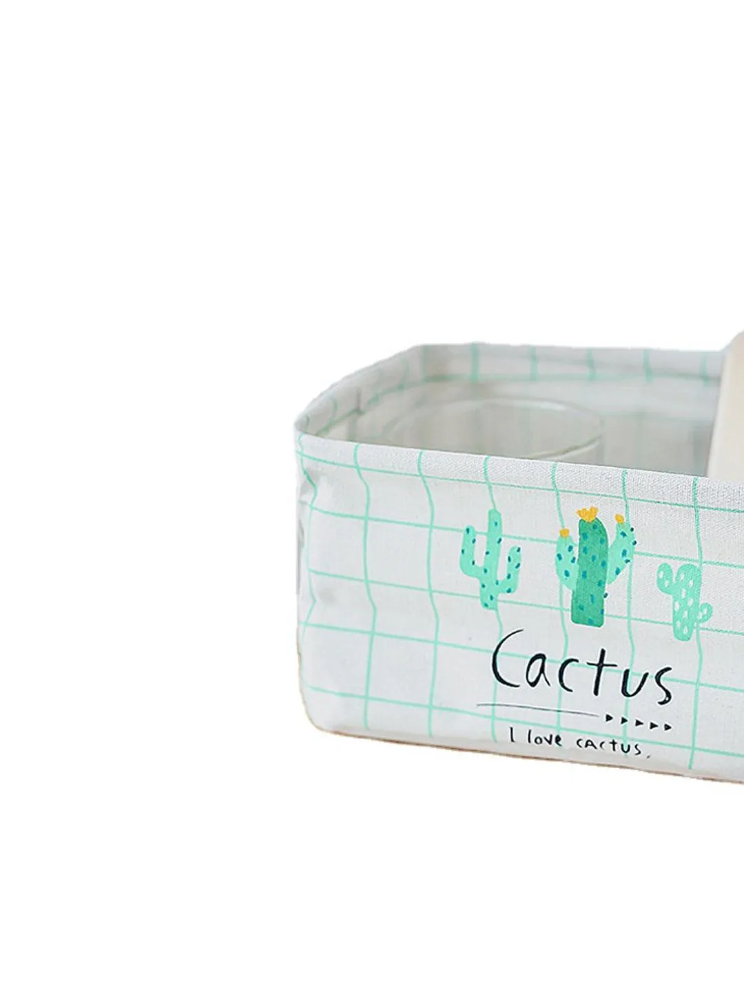 Market99 Canvas Fabric Storage Bin With Handles