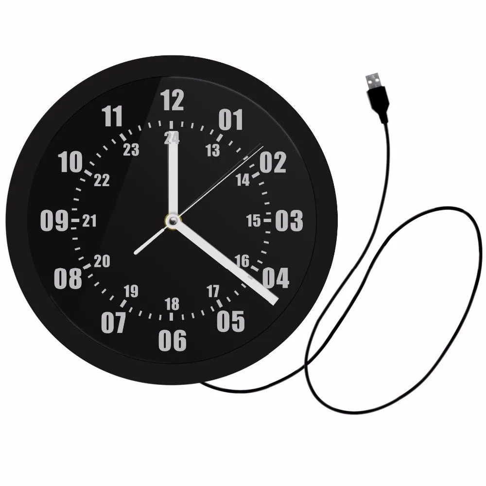 Military Time 24 Hours Display Neon Sign Wall Clock with LED Backlight Military World Time Zone Amateur Neon Sign LED Wall Clock