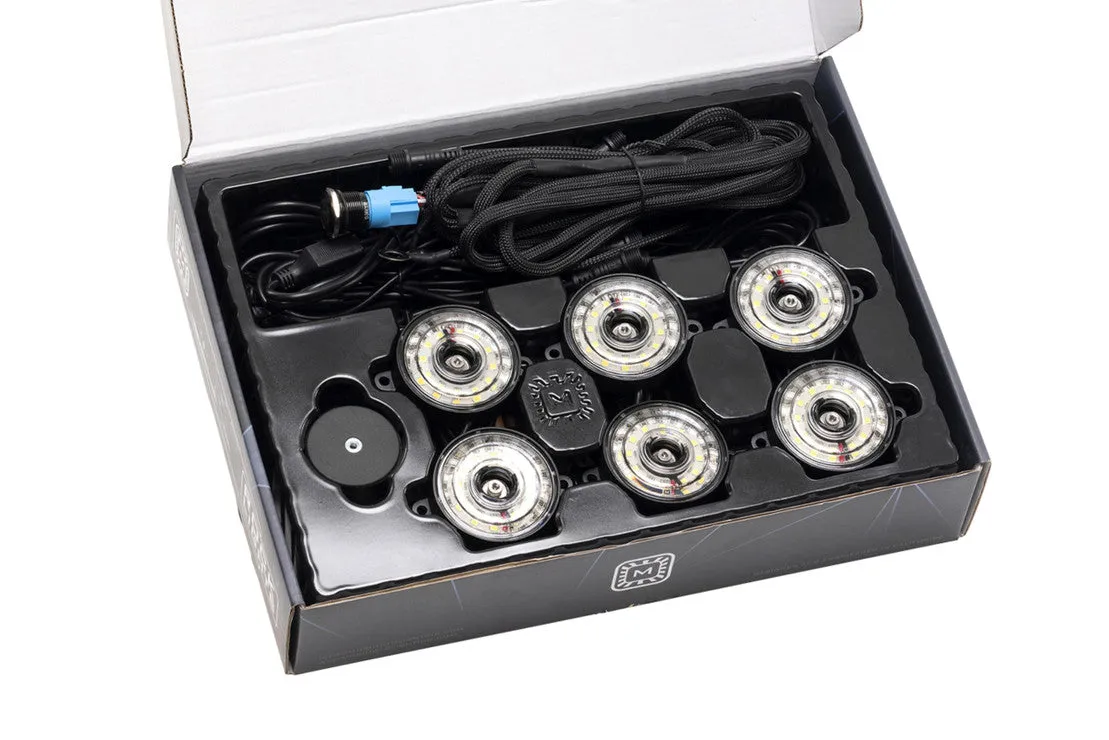 Morimoto LED Rock Light Kit - 6 to 8 Pack - Color Changing RGB or White LED