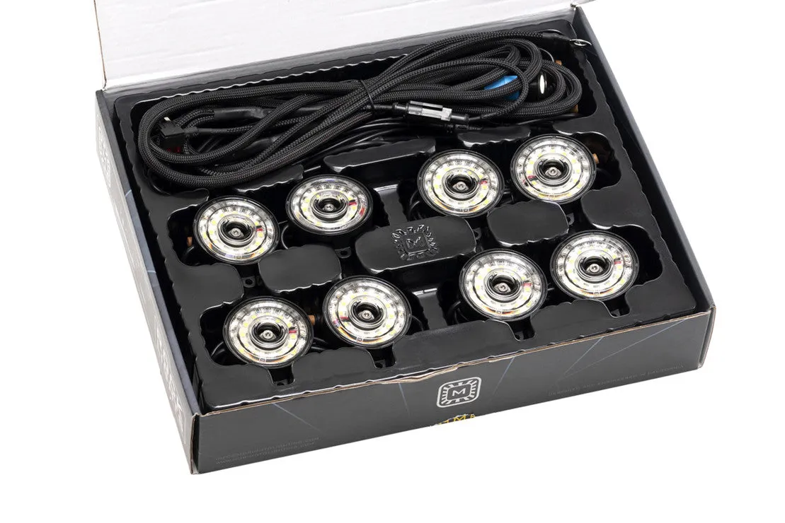 Morimoto LED Rock Light Kit - 6 to 8 Pack - Color Changing RGB or White LED