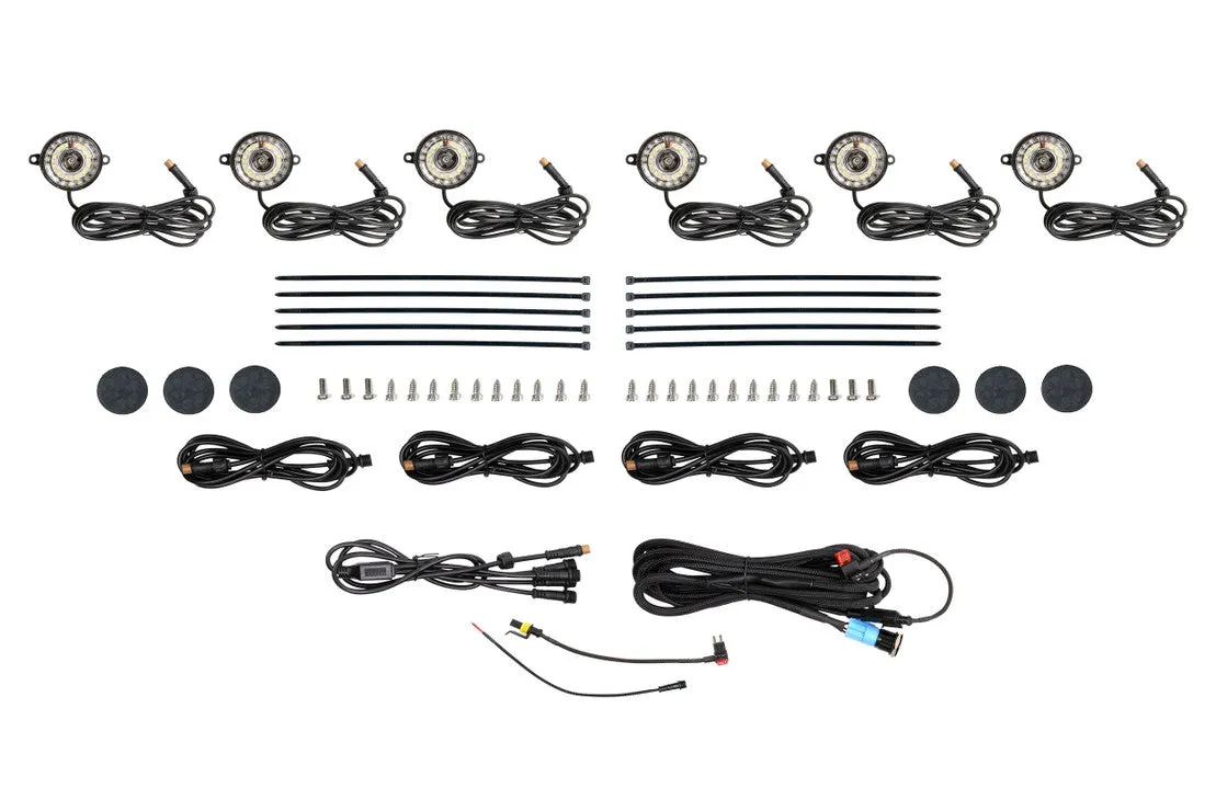 Morimoto LED Rock Light Kit - 6 to 8 Pack - Color Changing RGB or White LED