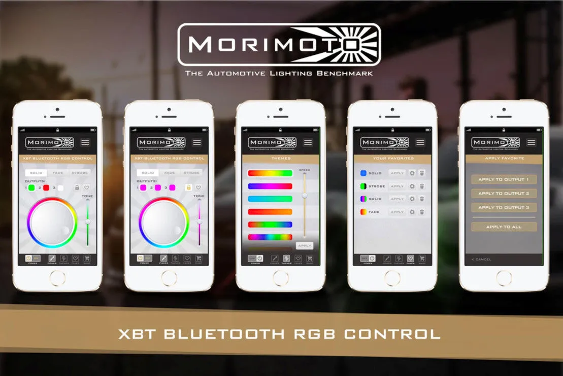 Morimoto LED Rock Light Kit - 6 to 8 Pack - Color Changing RGB or White LED