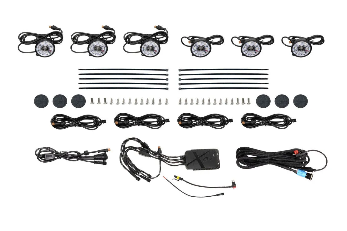 Morimoto LED Rock Light Kit - 6 to 8 Pack - Color Changing RGB or White LED