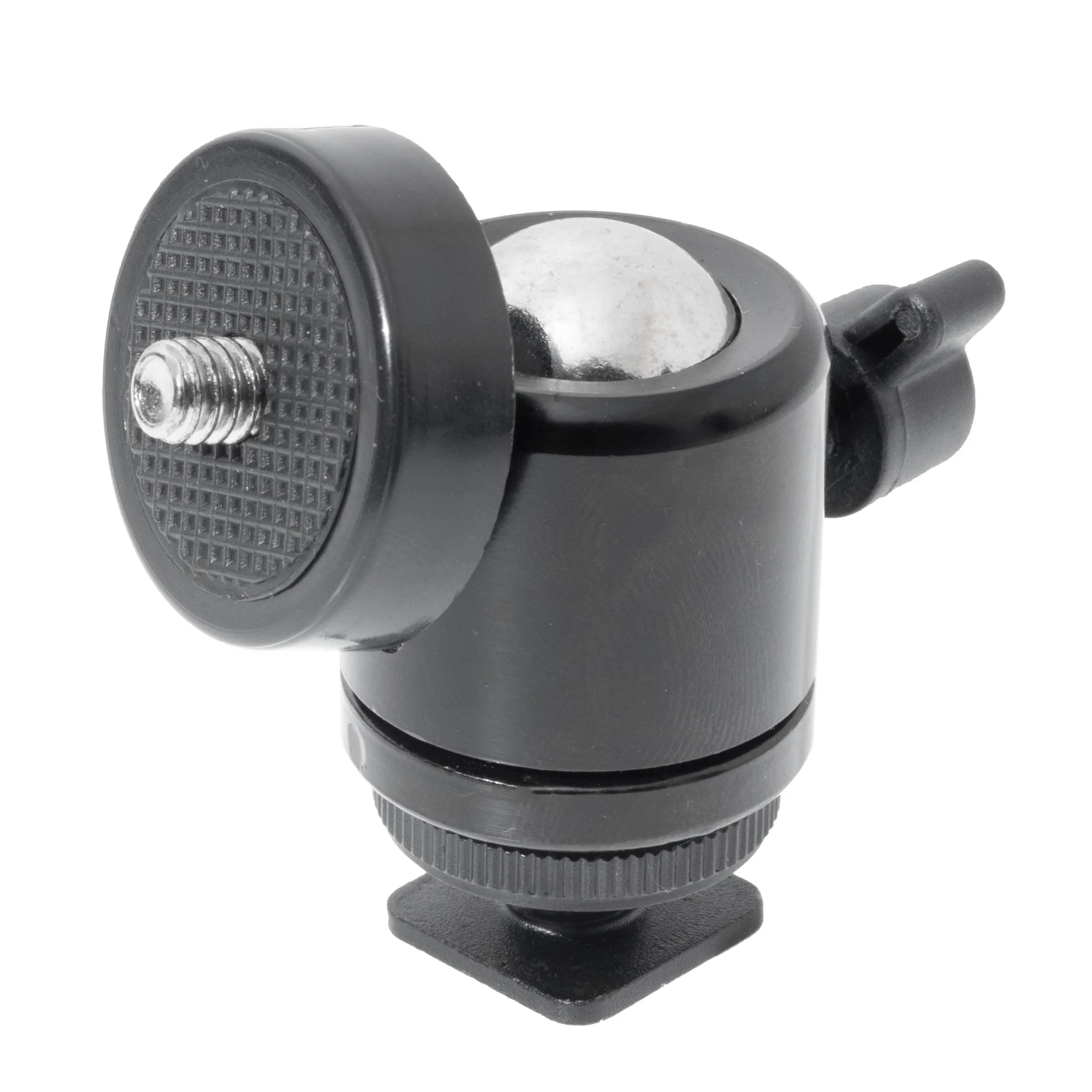 Multifunctional Mini Ball Head with Hot-Shoe Mount