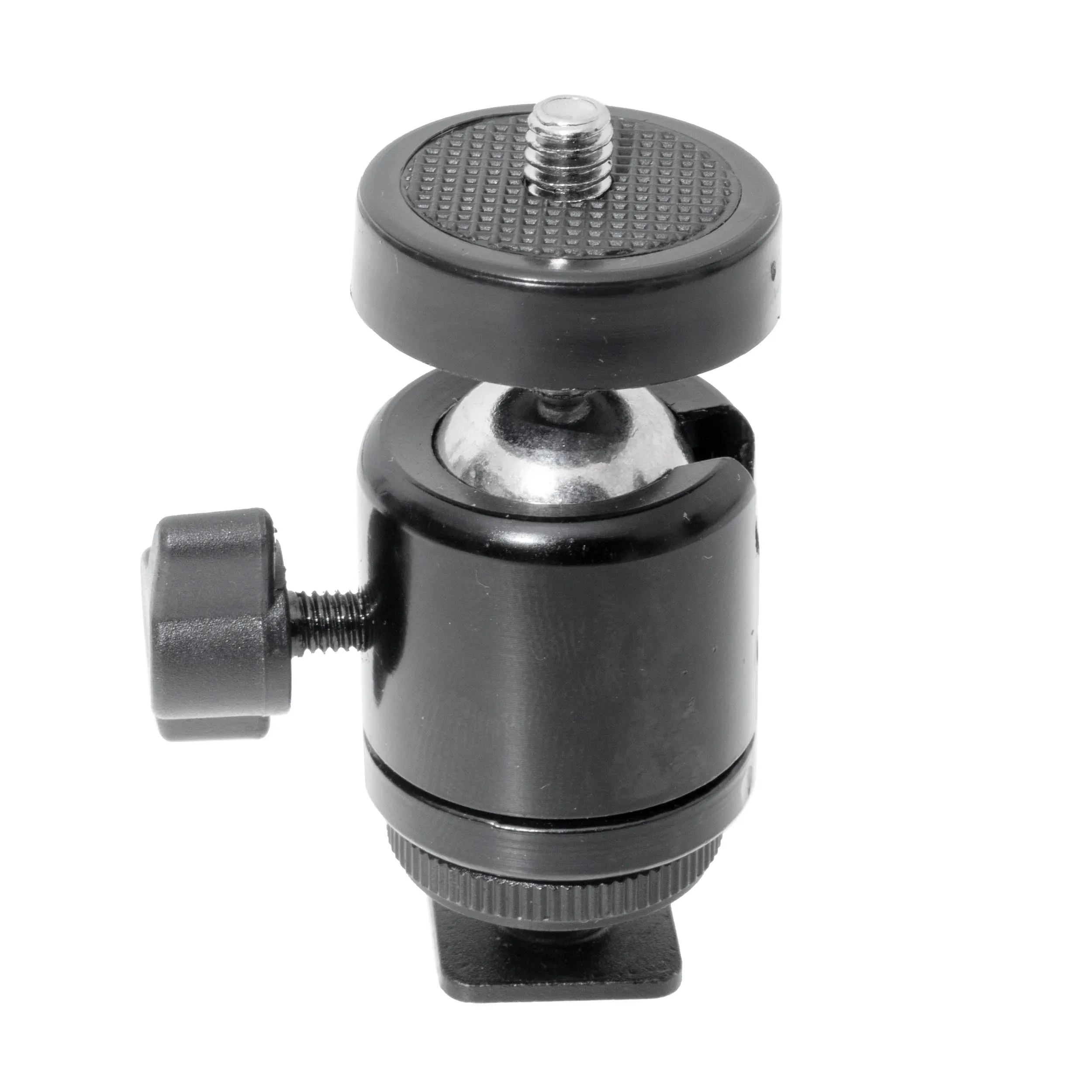 Multifunctional Mini Ball Head with Hot-Shoe Mount