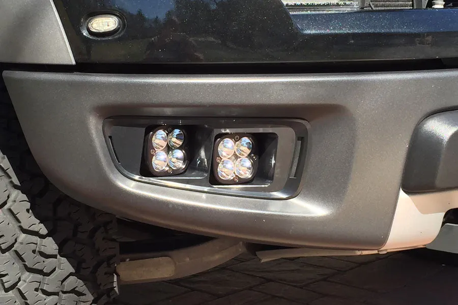 Offroad Alliance - (4) Baja Designs Squadron Pro Lights   Bezels   Hardware - 2010-2014 Raptor