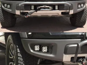 Offroad Alliance - (4) Baja Designs Squadron Pro Lights   Bezels   Hardware - 2010-2014 Raptor