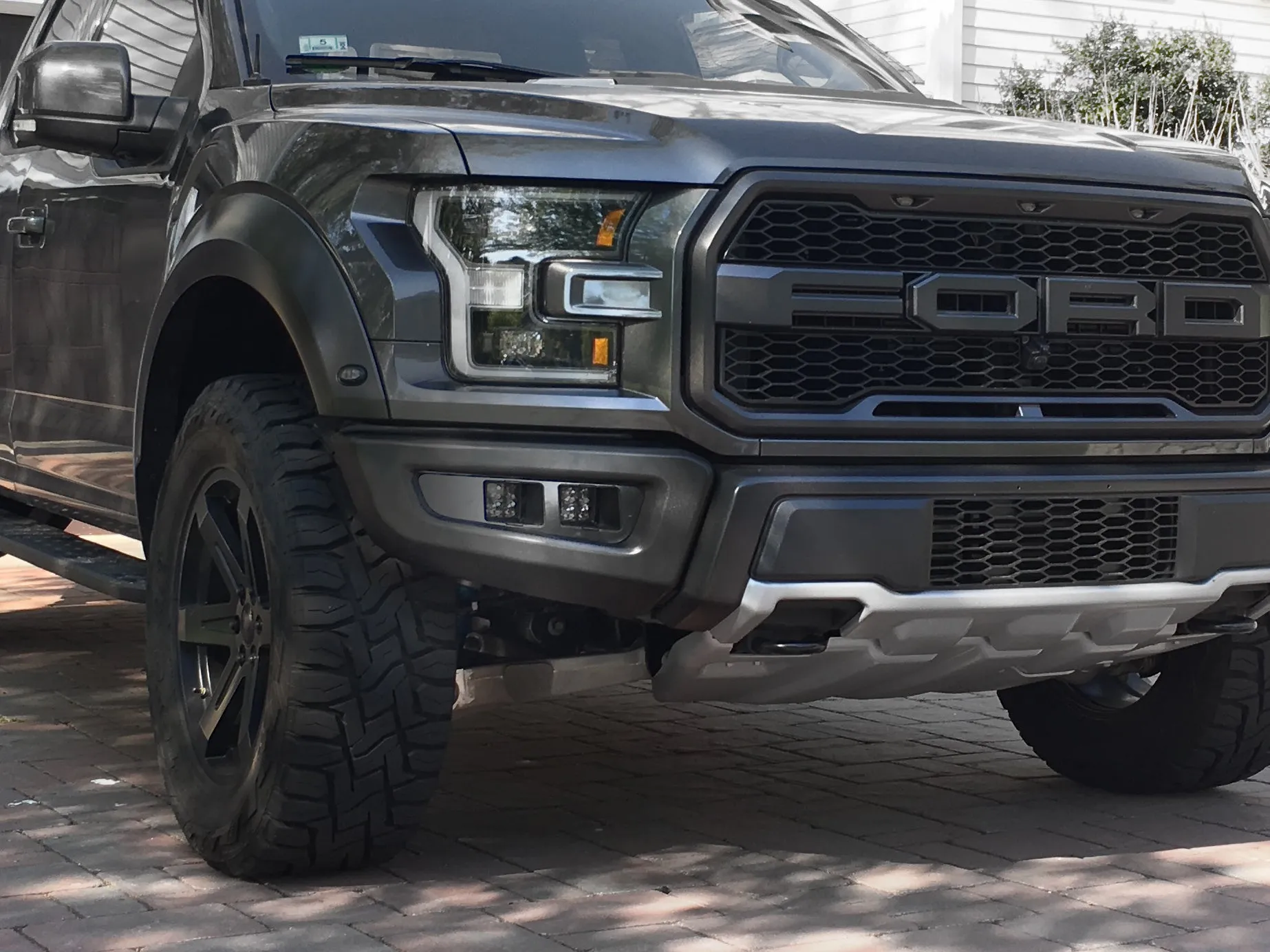 Offroad Alliance - Dual Bezel Fog Light Kit w/ Baja Designs Squadron Pro Lights - 2017-2020 Raptor