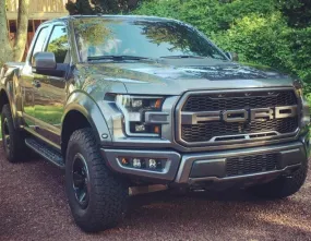 Offroad Alliance - Triple Bezel Fog Light Kit w/ Baja Designs Squadron Pro Lights - 2017-2020 Raptor