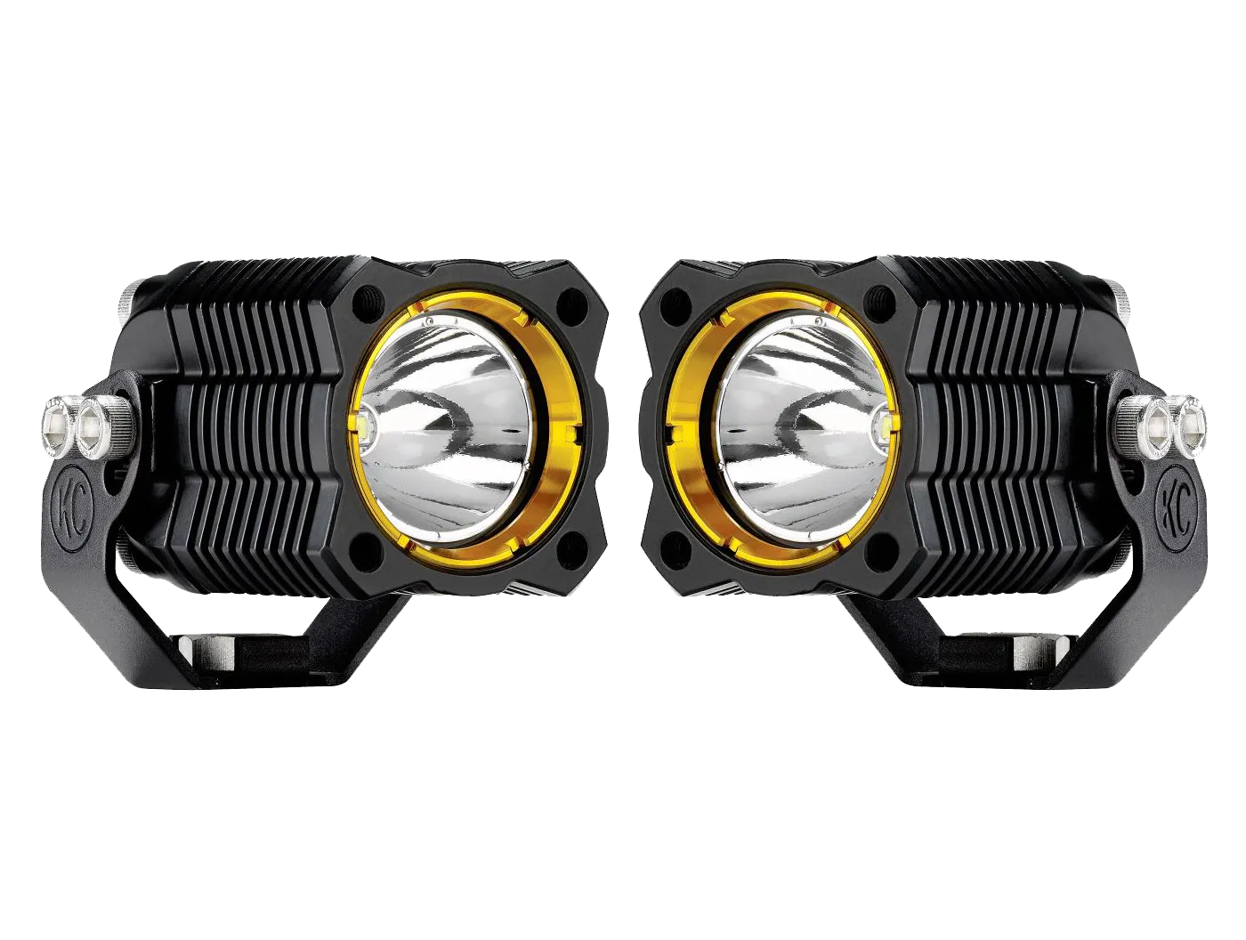 Offroad Alliance - Triple Bezel Fog Light Kit w/ Baja Designs Squadron Pro Lights - 2017-2020 Raptor