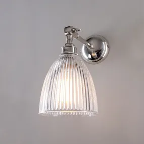 Old School Electric Elongated prismatic wall light - adjustable arm