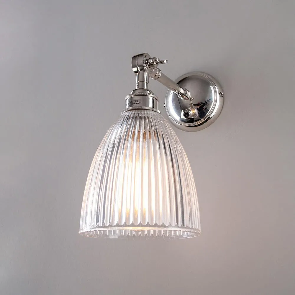 Old School Electric Elongated prismatic wall light - adjustable arm