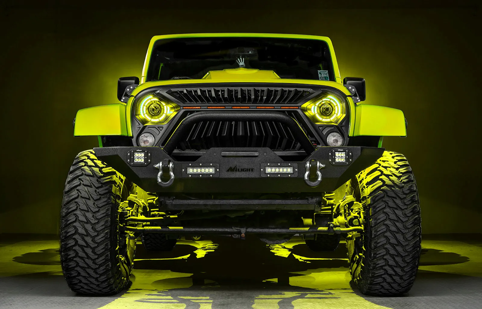 ORACLE Lighting Oculus™ 7" ColorSHIFT Bi-LED Projector Headlights for Jeep Wrangler JK
