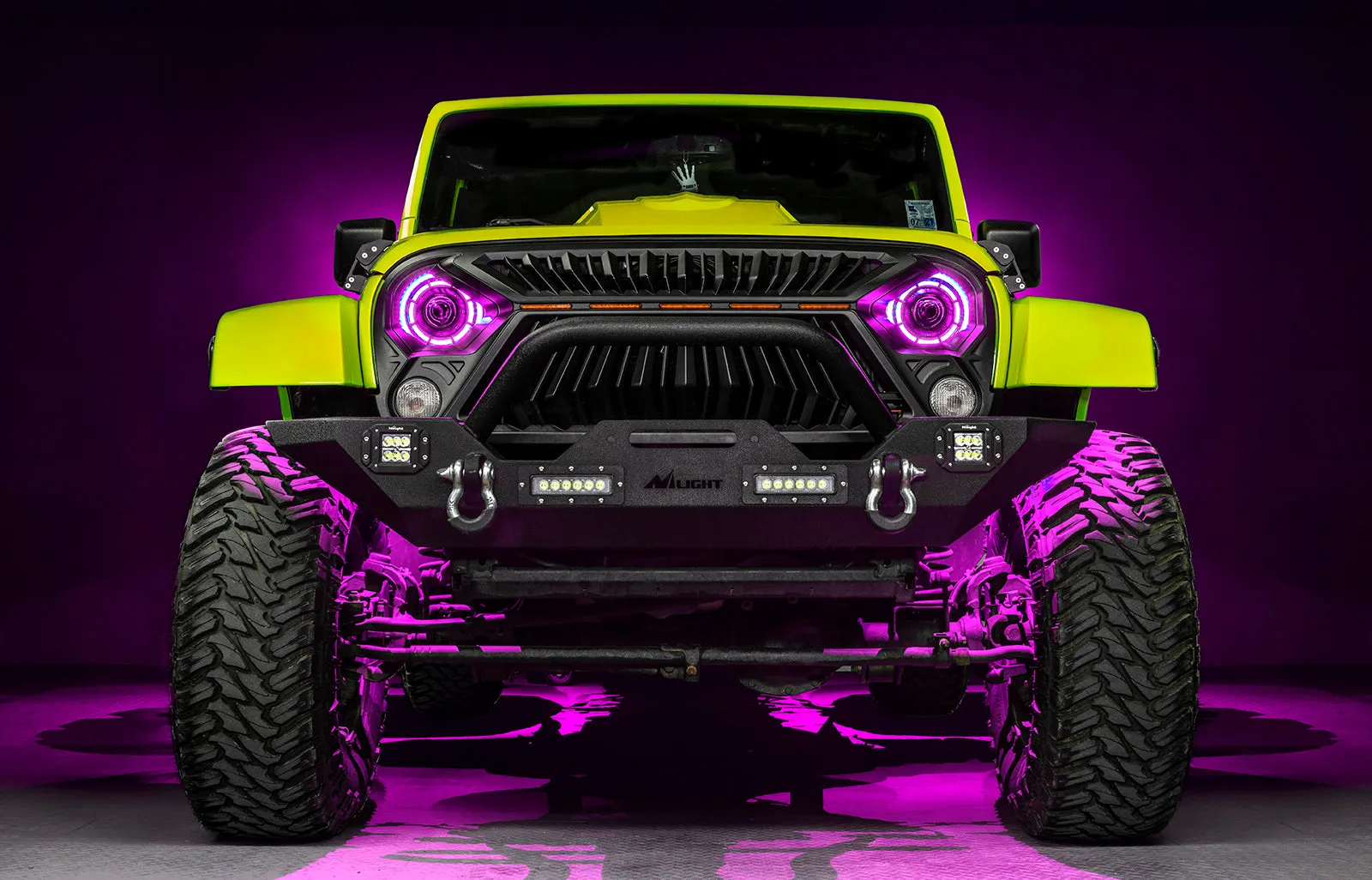 ORACLE Lighting Oculus™ 7" ColorSHIFT Bi-LED Projector Headlights for Jeep Wrangler JK