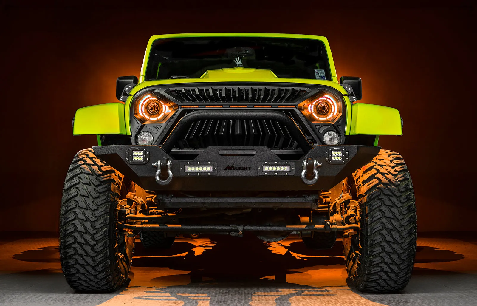 ORACLE Lighting Oculus™ 7" ColorSHIFT Bi-LED Projector Headlights for Jeep Wrangler JK