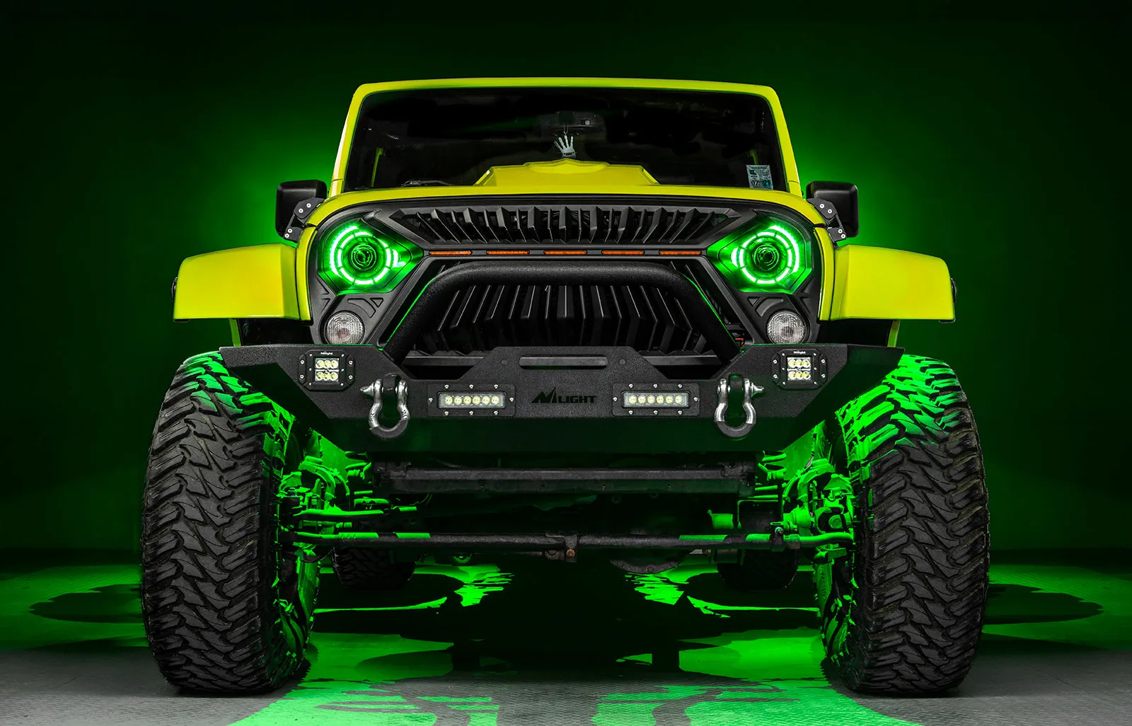 ORACLE Lighting Oculus™ 7" ColorSHIFT Bi-LED Projector Headlights for Jeep Wrangler JK