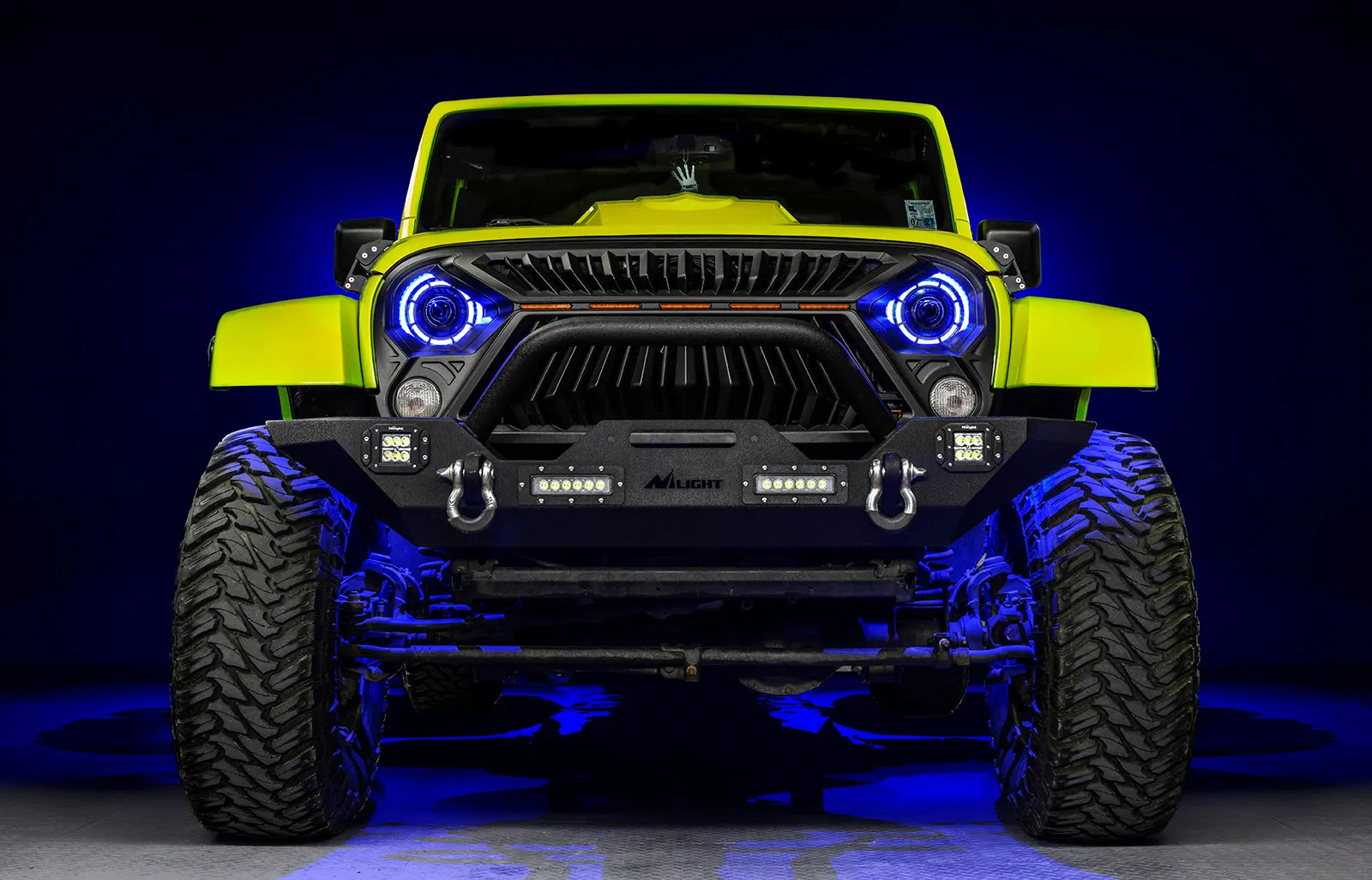 ORACLE Lighting Oculus™ 7" ColorSHIFT Bi-LED Projector Headlights for Jeep Wrangler JK