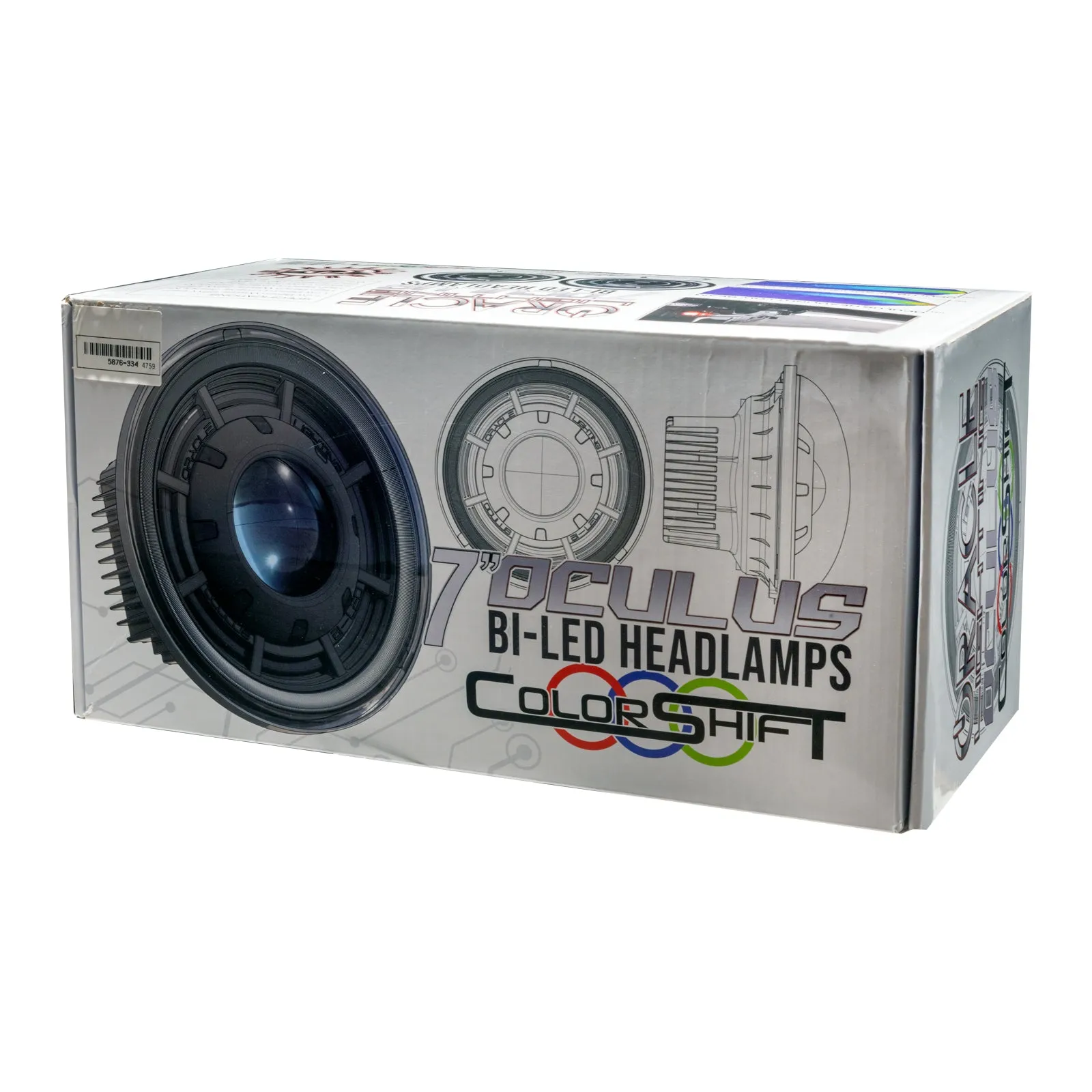 ORACLE Lighting Oculus™ 7" ColorSHIFT Bi-LED Projector Headlights for Jeep Wrangler JK