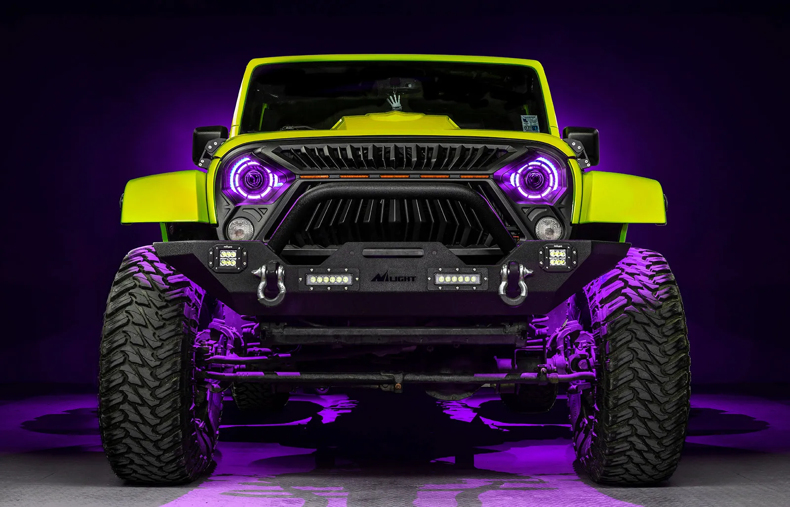 ORACLE Lighting Oculus™ 7" ColorSHIFT Bi-LED Projector Headlights for Jeep Wrangler JK