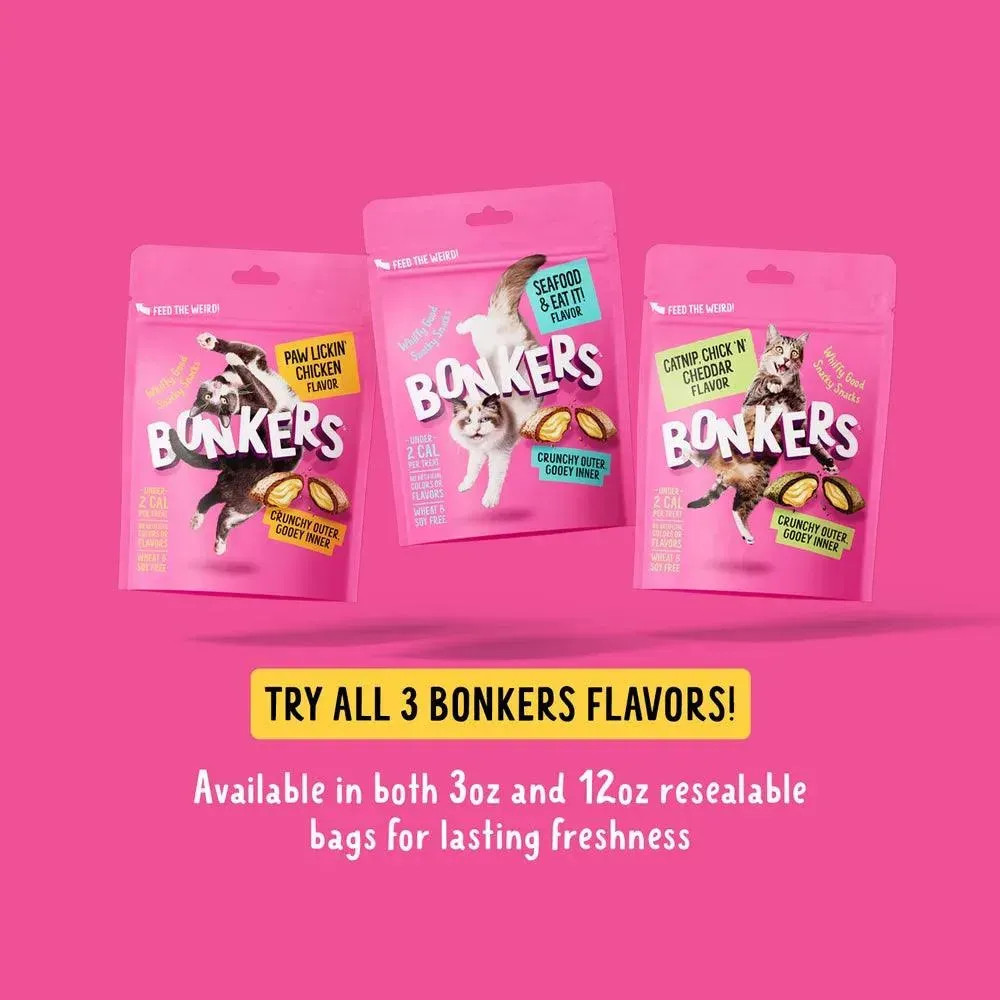 Paw Lickin' Chicken Flavor Cat Treats 3 Oz