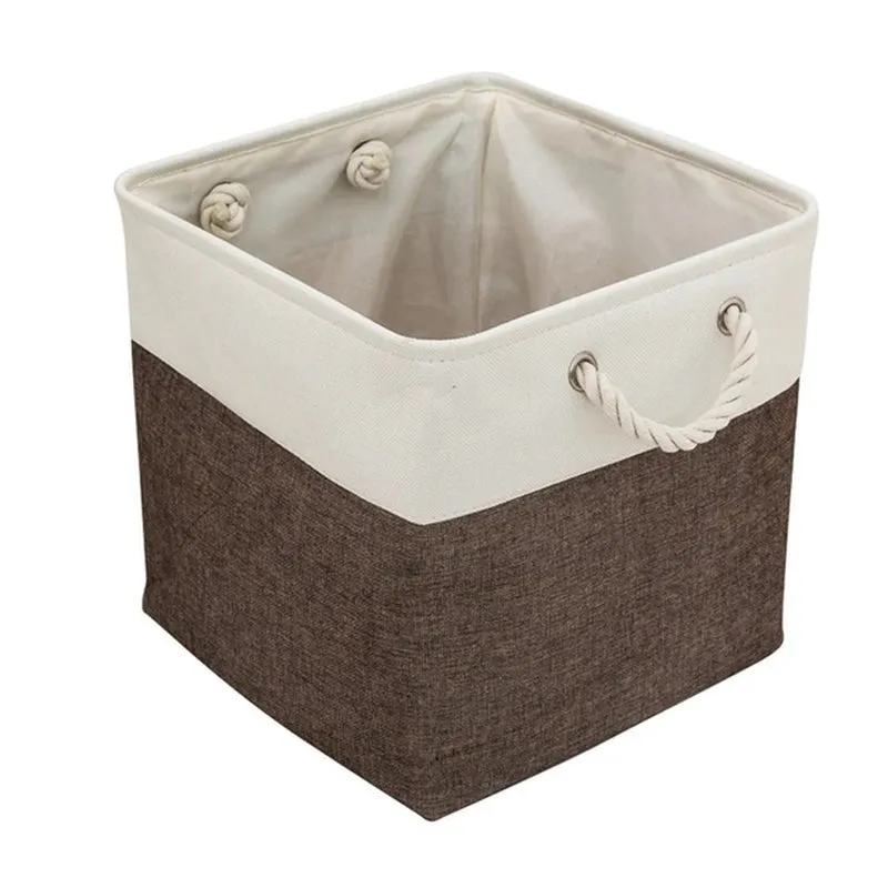 Pet Toy Storage Basket: Foldable Polyester Storage Box
