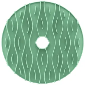 Puzzle Feeder Interactive Dog Bowl Slowing Mat Accessory (Green)