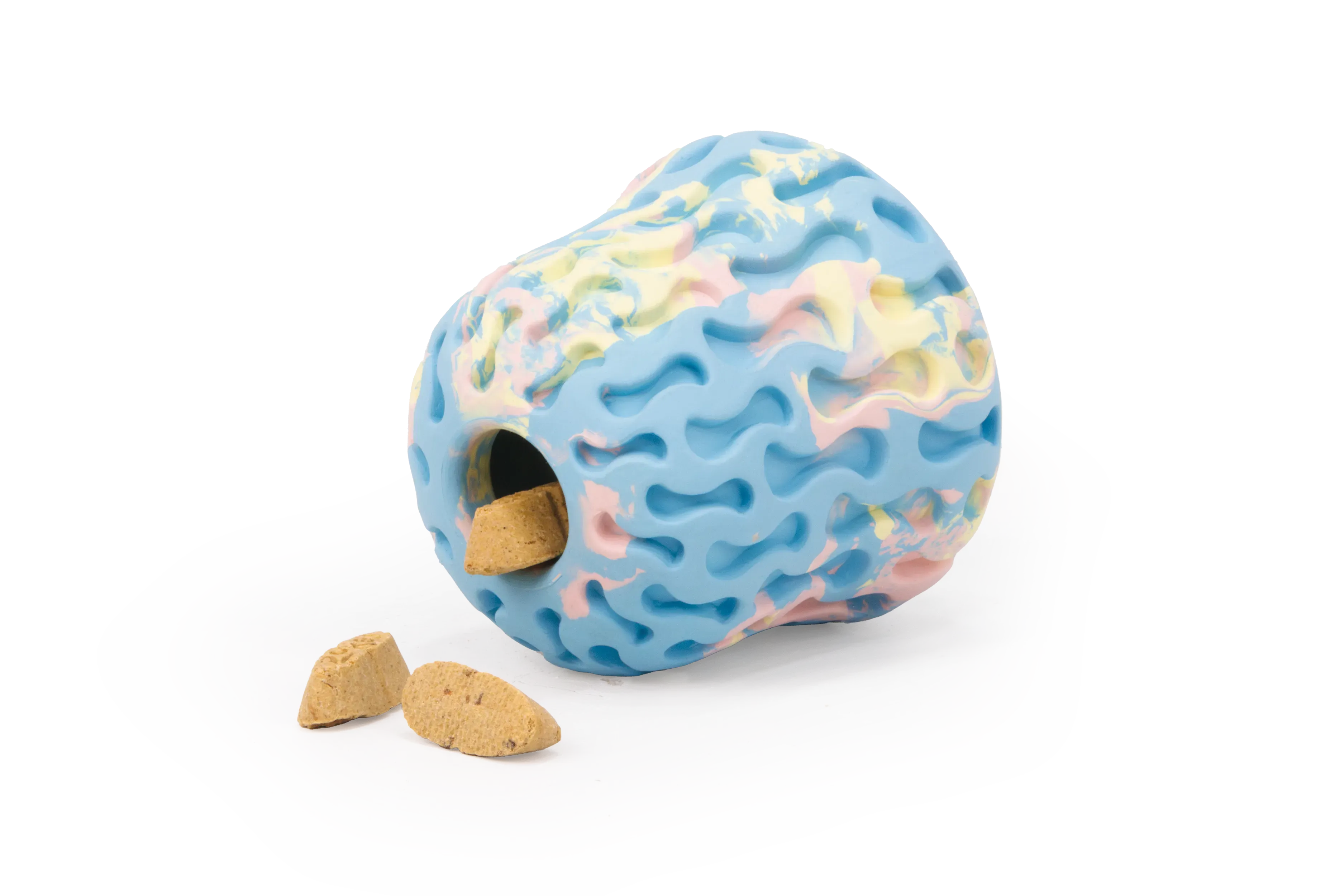 Ruffwear Morel™ Chew Resistant Treat Dispensing Dog Toy (Blue Prism)