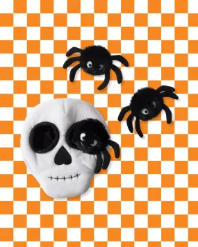 Skull   Spiders Hide-and-Seek Plush Dog Toy