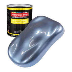 Sonic Blue Metallic Acrylic Enamel Auto Paint - Gallon Paint Color Only - Professional Single Stage Automotive Car Truck Equipment Coating, 2.8 VOC