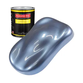 Sonic Blue Metallic Acrylic Enamel Auto Paint - Quart Paint Color Only - Professional Single Stage Automotive Car Truck Equipment Coating, 2.8 VOC