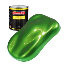 Synergy Green Metallic Acrylic Enamel Auto Paint - Quart Paint Color Only - Professional Single Stage Automotive Car Truck Equipment Coating, 2.8 VOC